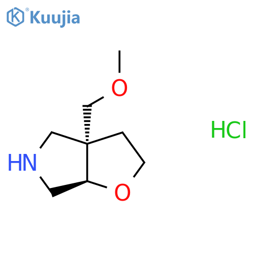 rac-(3aR,6aR)-3a-(methoxymethyl)-hexahydro-2H-furo2,3-cpyrrole hydrochloride, cis structure