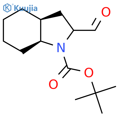 Tert-butyl (3as,7as)-2-formyl-octahydro-1h-indole-1-carboxylate structure
