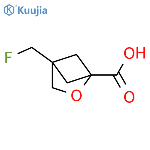 4-(fluoromethyl)-2-oxabicyclo2.1.1hexane-1-carboxylic acid structure