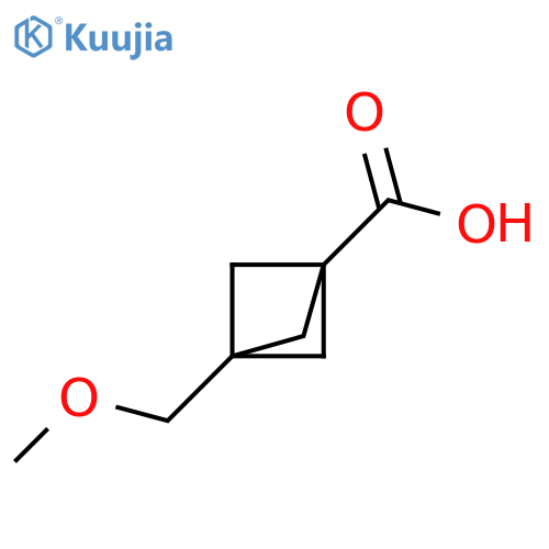 Bicyclo[1.1.1]pentane-1-carboxylic acid, 3-(methoxymethyl)- structure