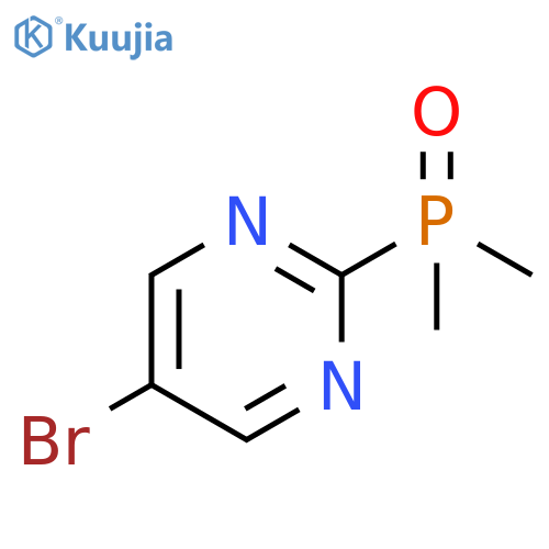 5-bromo-2-(dimethylphosphoryl)pyrimidine structure