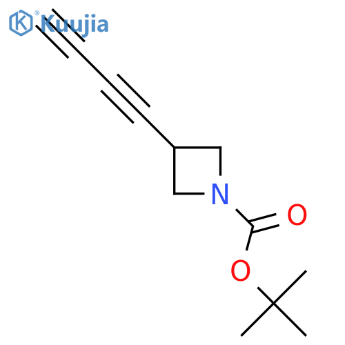 Tert-butyl 3-(buta-1,3-diyn-1-yl)azetidine-1-carboxylate structure