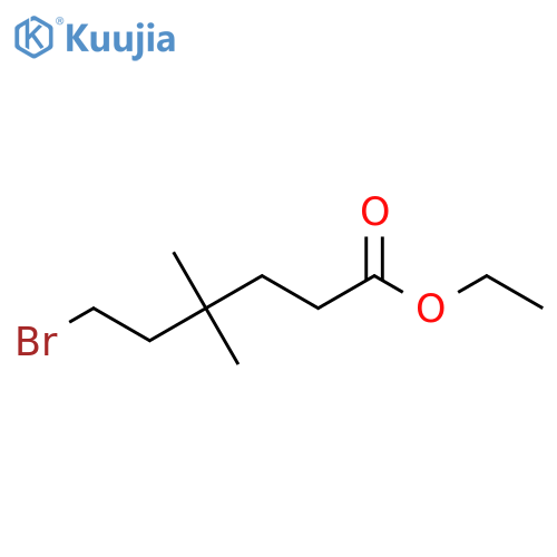 Ethyl 6-bromo-4,4-dimethylhexanoate structure