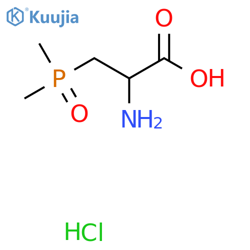 2-Amino-3-(dimethylphosphoryl)propanoic acid hydrochloride structure
