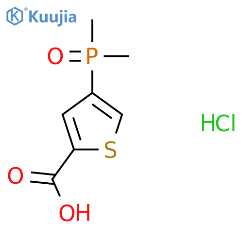 4-(Dimethylphosphoryl)thiophene-2-carboxylic acid hydrochloride structure