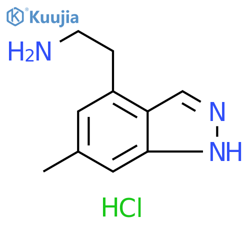 2-(6-methyl-1H-indazol-4-yl)ethan-1-amine dihydrochloride structure