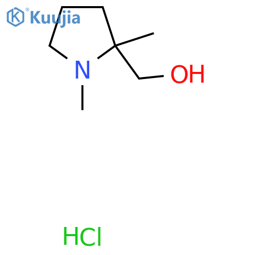 (1,2-dimethylpyrrolidin-2-yl)methanol hydrochloride structure
