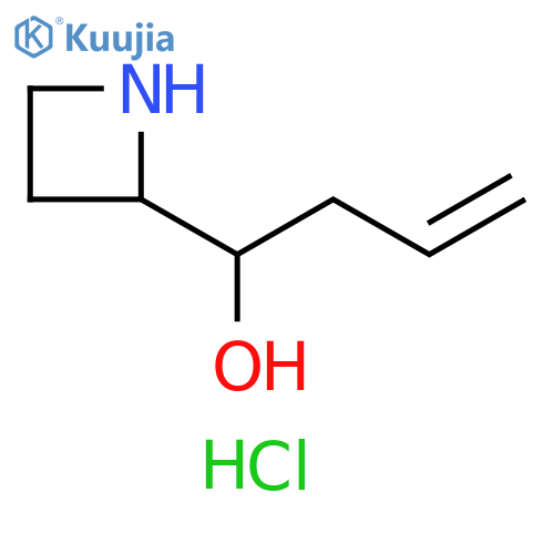1-(azetidin-2-yl)but-3-en-1-ol hydrochloride structure