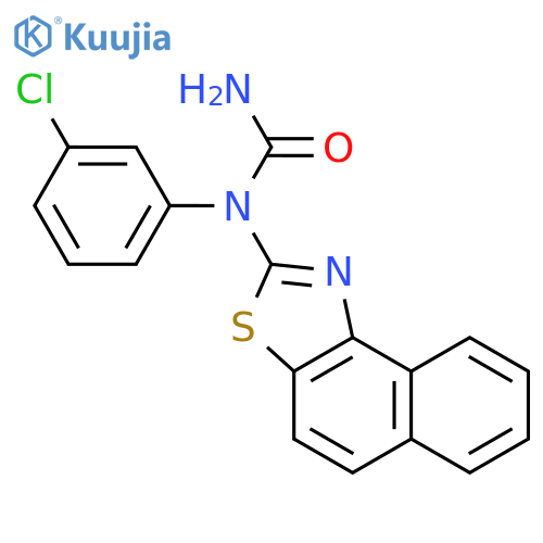 Urea, N-(3-chlorophenyl)-N-naphtho[1,2-d]thiazol-2-yl- structure