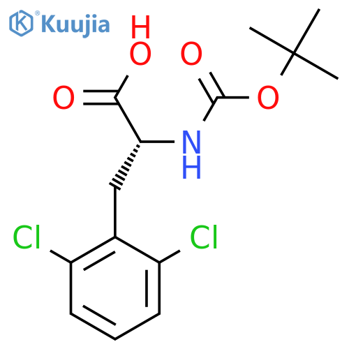 Boc-2,6-Dichloro-D-Phenylalanine structure