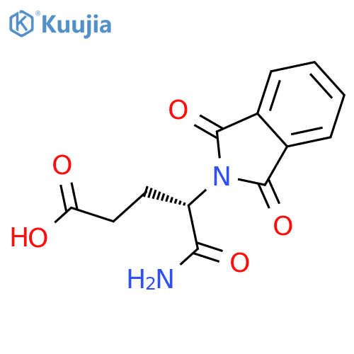 D-4-Phthalimido-glutaramic Acid structure