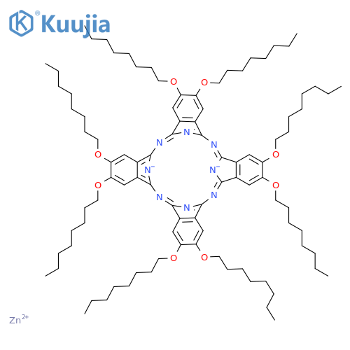 Zinc 2 3 9 10 16 17 23 24-octakis(octyl& structure