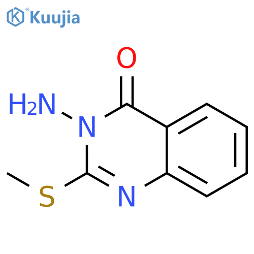 3-Amino-2-(methylthio)quinazolin-4(3H)-one structure