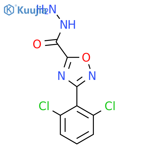 3-(2,6-Dichlorophenyl)-1,2,4-oxadiazole-5-carbohydrazide structure