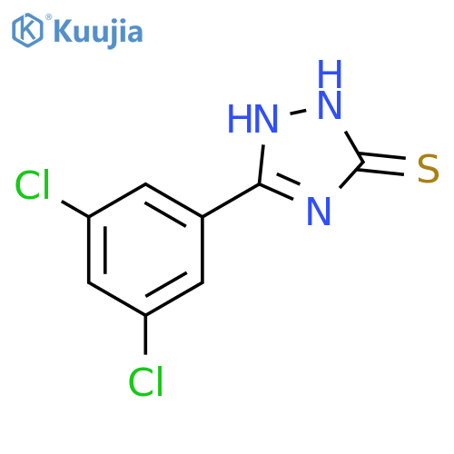 3-(3,5-dichlorophenyl)-1H-1,2,4-triazole-5-thiol structure