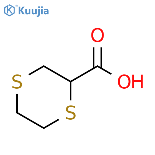 1,4-dithiane-2-carboxylic acid structure