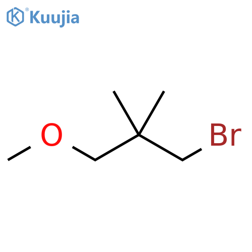 1-bromo-3-methoxy-2,2-dimethylpropane structure