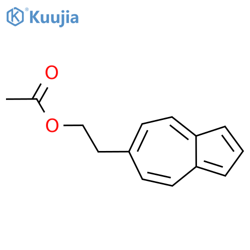 6-Azuleneethanol, acetate structure
