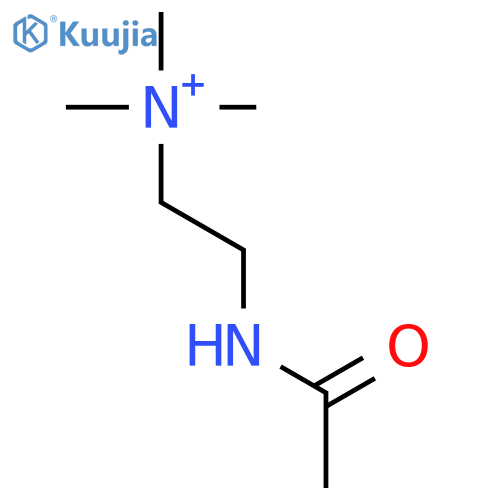 Ethanaminium, 2-(acetylamino)-N,N,N-trimethyl- structure