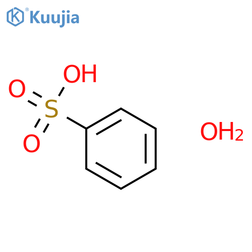 Benzenesulfonic acid monohydrate structure