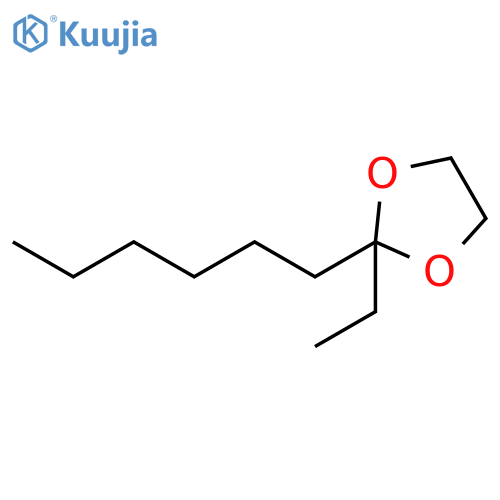 1,3-Dioxolane, 2-ethyl-2-hexyl- structure
