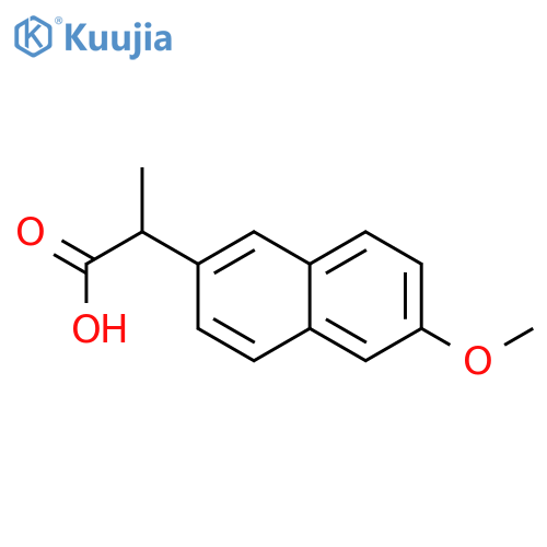 2-(6-METHOXY-2-NAPHTHYL)PROPANOIC ACID structure