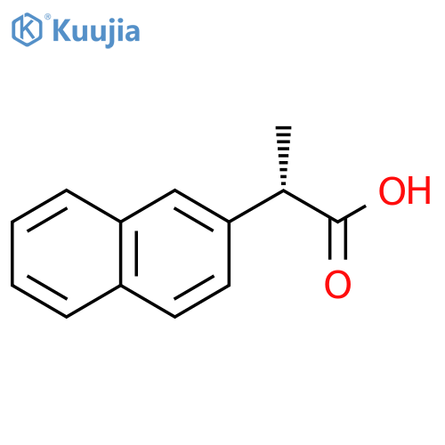 2-Naphthaleneacetic acid, α-methyl-, (αS)- structure