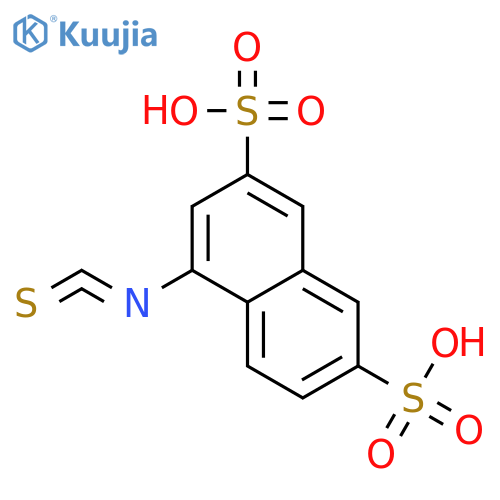 2,7-Naphthalenedisulfonic acid, 4-isothiocyanato- structure