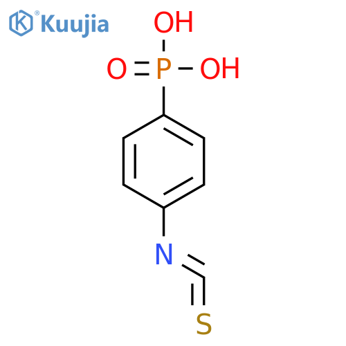 Phosphonic acid, (4-isothiocyanatophenyl)- structure