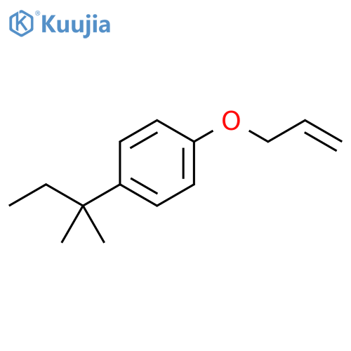 Benzene, 1-(1,1-dimethylpropyl)-4-(2-propen-1-yloxy)- structure