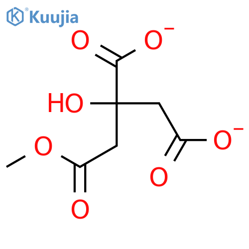 2-hydroxy-2-(2-methoxy-2-oxoethyl)butanedioate structure
