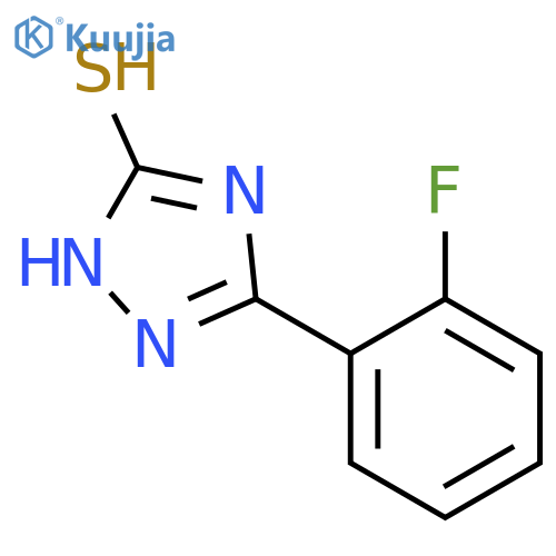 5-(2-FLUOROPHENYL)-4H-1,2,4-TRIAZOLE-3-THIOL structure