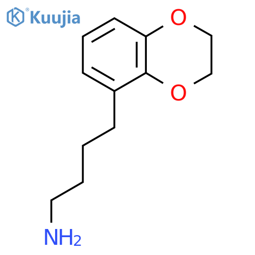 4-(2,3-dihydro-1,4-benzodioxin-5-yl)butan-1-amine structure