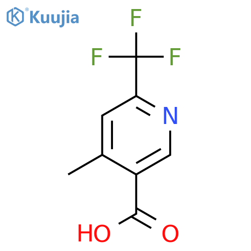 6-(Trifluoromethyl)-4-methylpyridine-3-carboxylic Acid structure