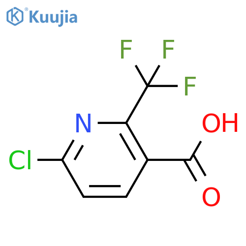 6-Chloro-2-(trifluoromethyl)nicotinic acid structure