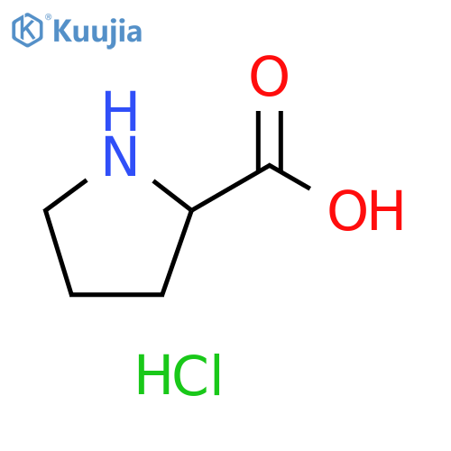 pyrrolidine-2-carboxylic acid hydrochloride structure