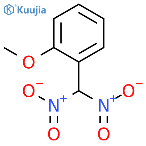 Benzene, 1-(dinitromethyl)-2-methoxy- structure