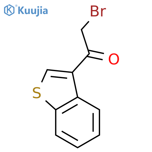1-(Benzobthiophen-3-yl)-2-bromoethanone structure