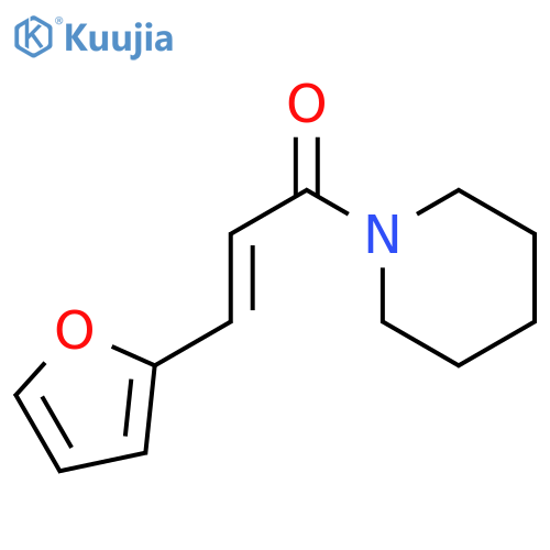 Piperidine, 1-[3-(2-furanyl)-1-oxo-2-propenyl]- structure