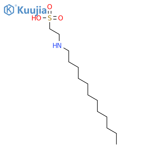 Ethanesulfonic acid, 2-(dodecylamino)- structure