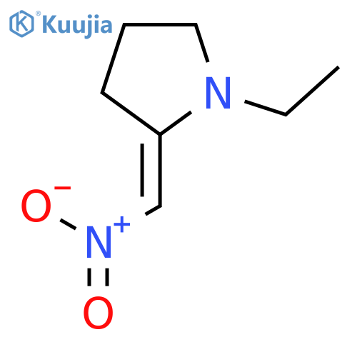 Pyrrolidine,1-ethyl-2-(nitromethylene)- structure