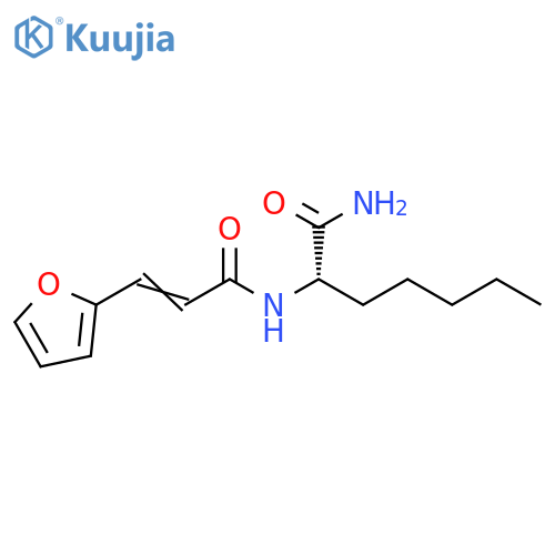 Heptanamide, 2-[[3-(2-furanyl)-1-oxo-2-propenyl]amino]-, (S)- structure