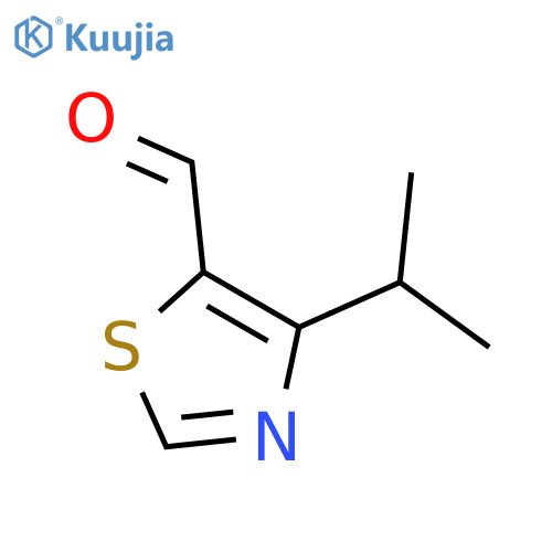 5-Thiazolecarboxaldehyde,4-(1-methylethyl)- structure