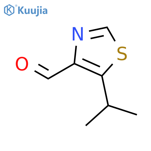 4-Thiazolecarboxaldehyde,5-(1-methylethyl)- structure