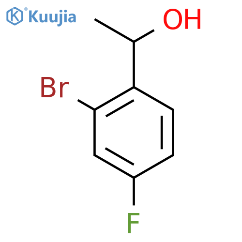1-(2-Bromo-4-fluorophenyl)ethanol structure