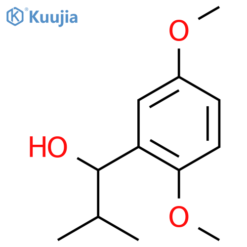 1-(2,5-Dimethoxyphenyl)-2-methylpropan-1-ol structure