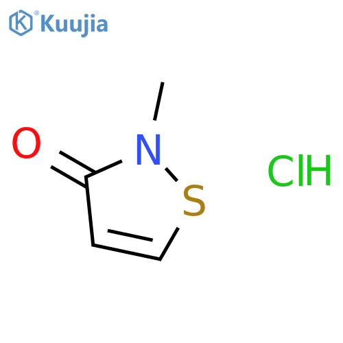 2-Methyl-4-isothiazolin-3-one hydrochloride structure