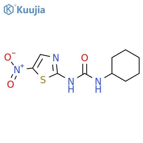 1-Cyclohexyl-3-(5-nitro-1,3-thiazol-2-yl)urea structure