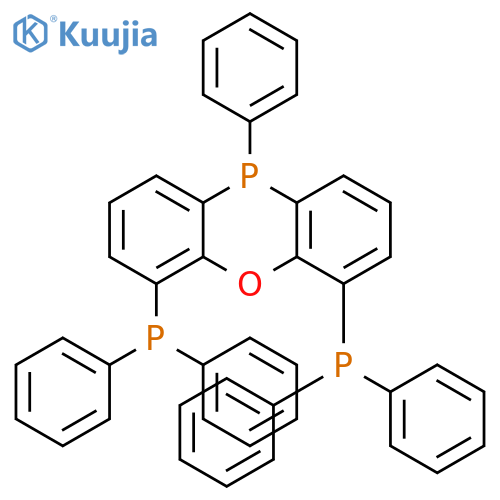 10H-Phenoxaphosphine, 4,6-bis(diphenylphosphino)-10-phenyl- structure