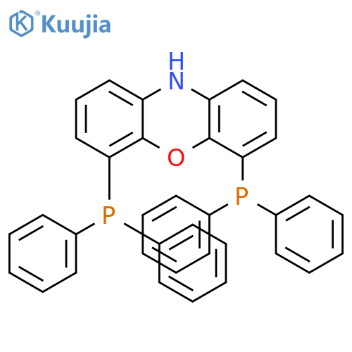 (6-diphenylphosphanyl-10H-phenoxazin-4-yl)-diphenyl-phosphane structure
